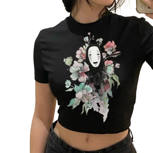 Anime - Streetwear - "DREAMERS" - Studio Ghibli Anime Crop Top | 6 Options - Alpha Weebs