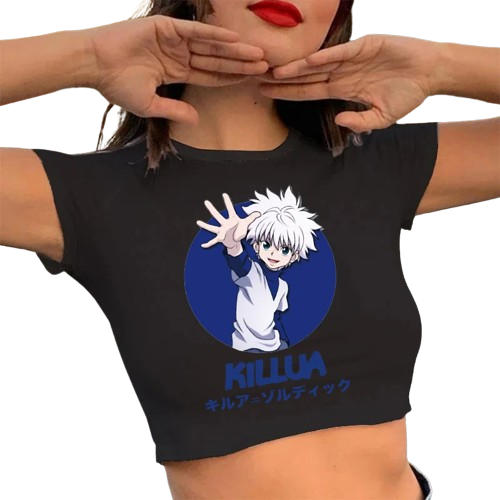 "KILLAR" - Hunter X Hunter Killua Zoldyck Anime Crop Top | 9 Options