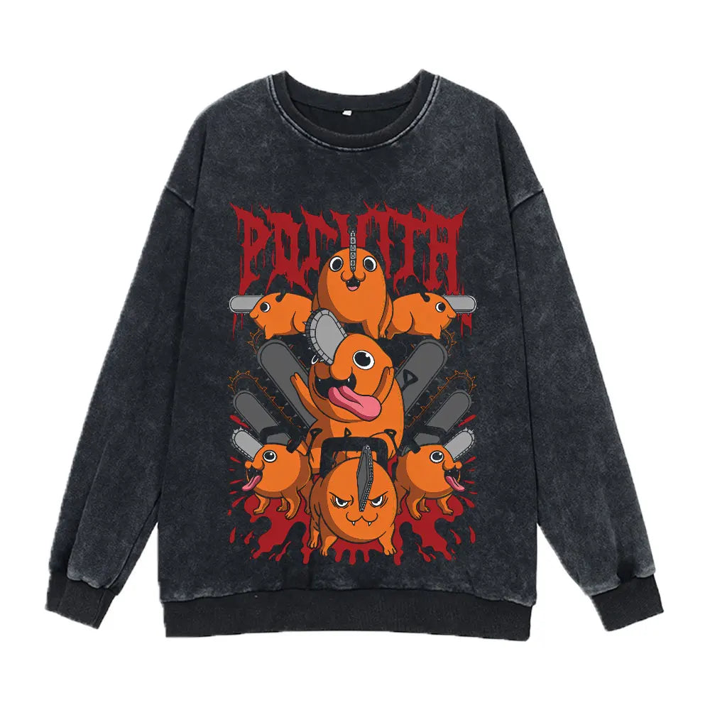 Chainsaw Man Washed Sweatshirt