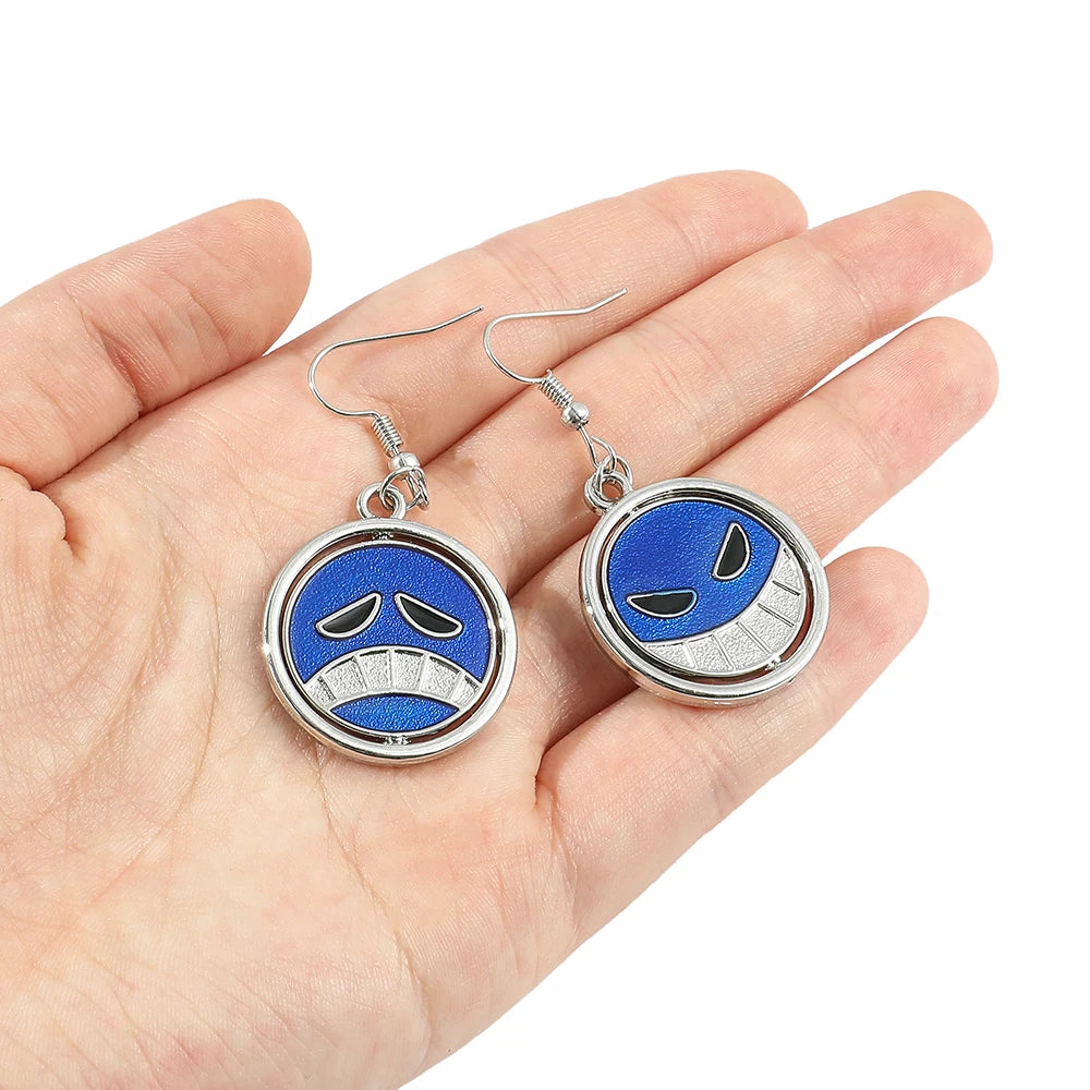 "DEAD OR ALIVE" - Portgas D. Ace - One Piece Anime Earrings