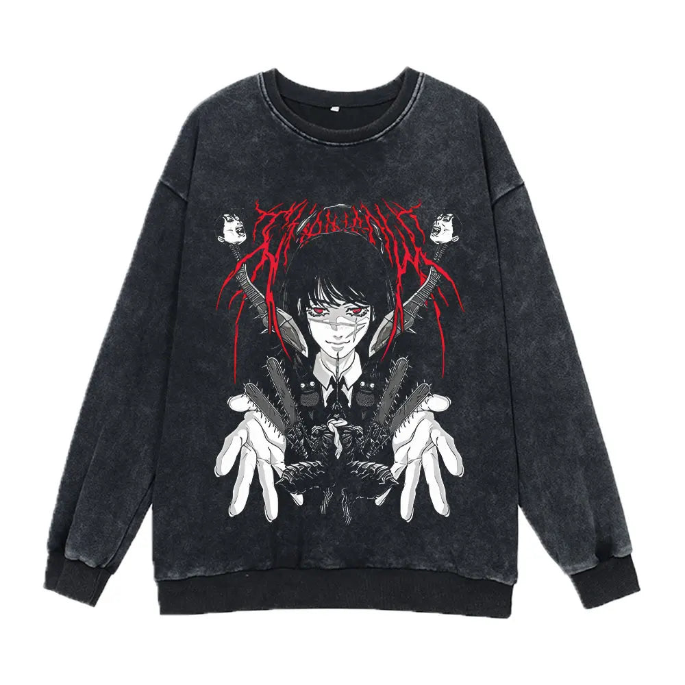 Chainsaw Man Washed Sweatshirt