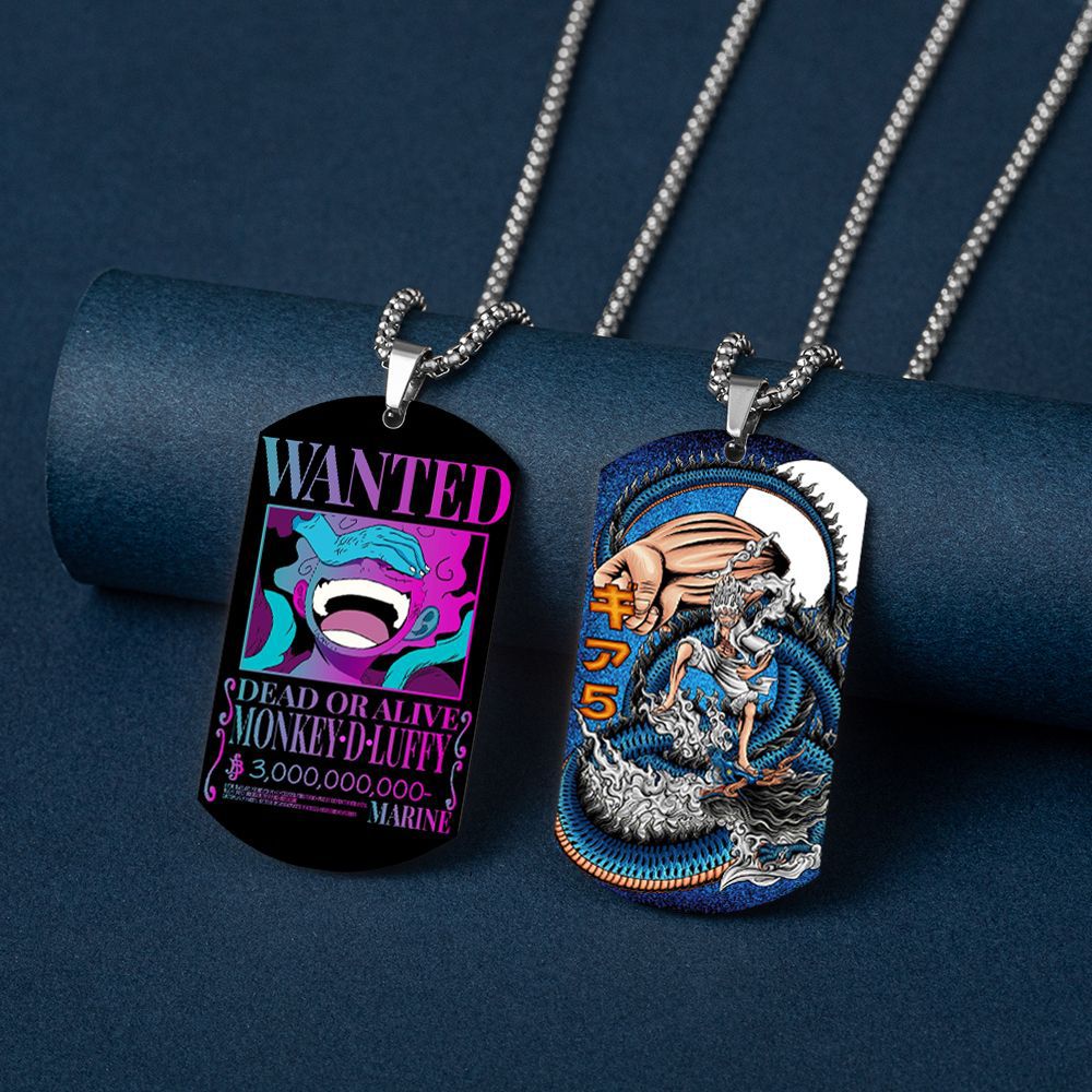 GEAR 5 - Sun God Nika Luffy - One Piece Anime  Necklaces - V3