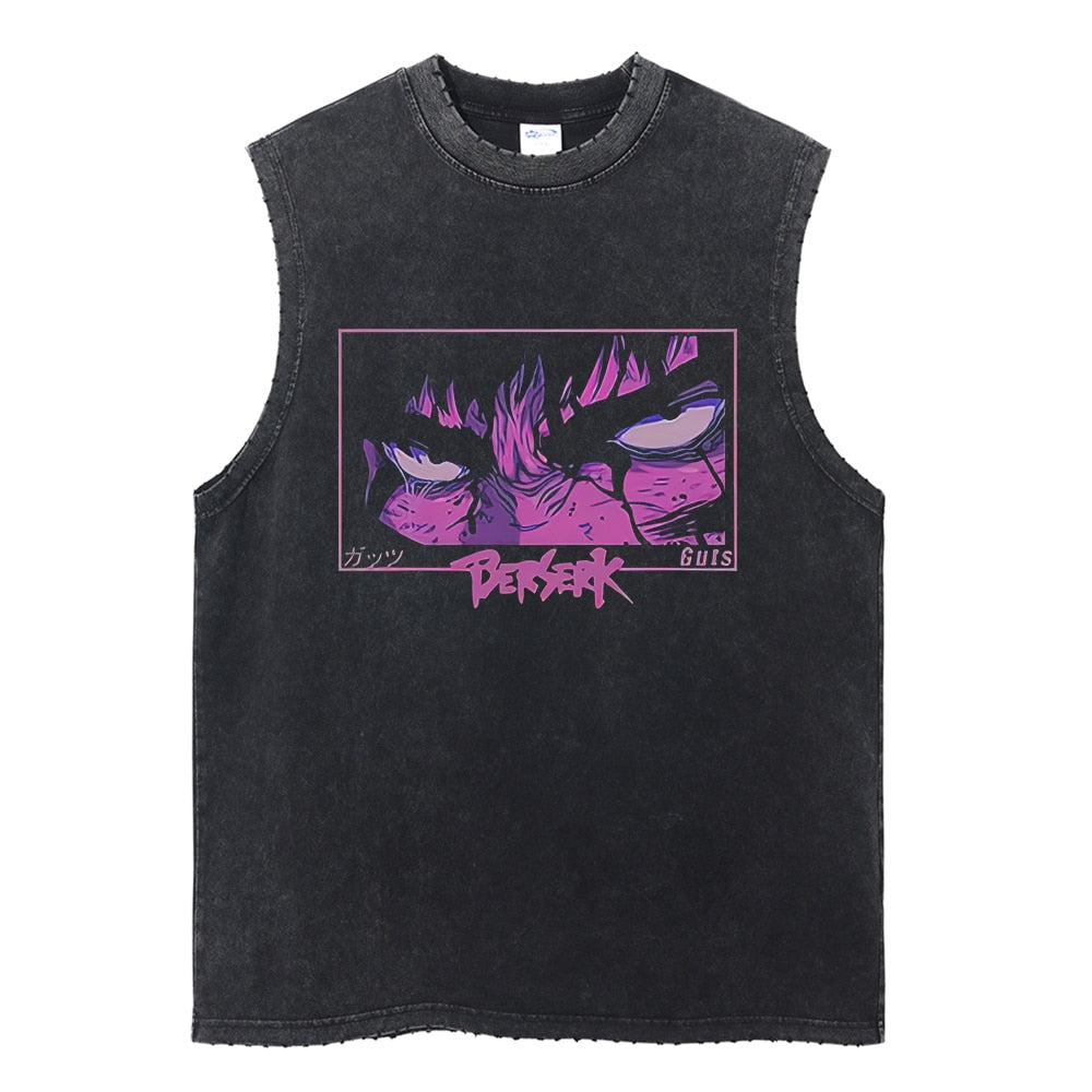 Berserk Purple Guts Vintage Washed Tank Top