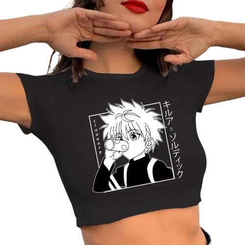 "KILLAR" - Hunter X Hunter Killua Zoldyck Anime Crop Top | 9 Options