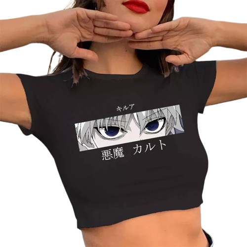 "KILLAR" - Hunter X Hunter Killua Zoldyck Anime Crop Top | 9 Options