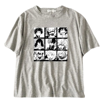 "HEROES RISE" - My Hero Academia Anime Oversized T-Shirts | V-1 | 5 Colors