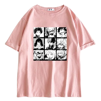 "HEROES RISE" - My Hero Academia Anime Oversized T-Shirts | V-1 | 5 Colors