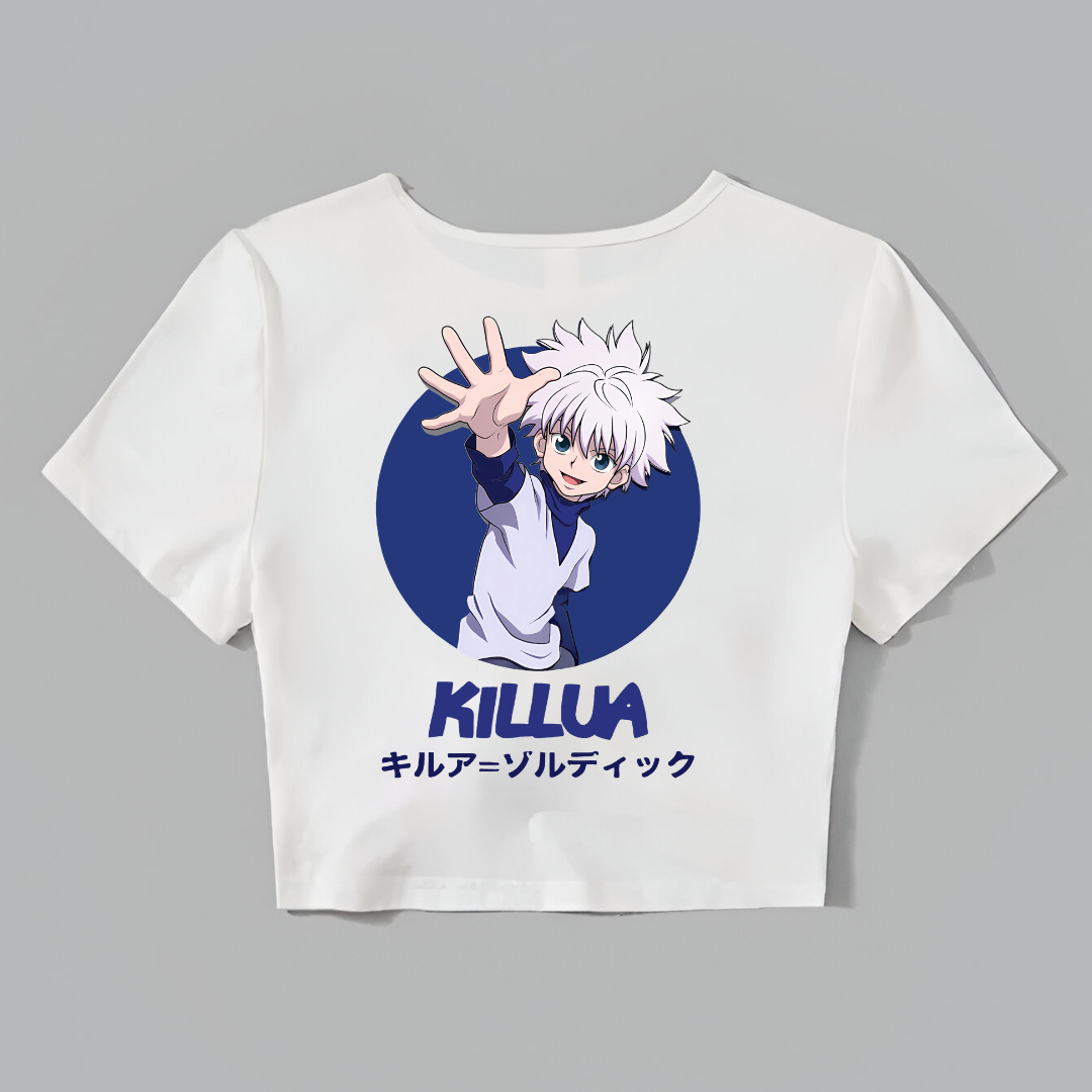 "KILLAR" - Hunter X Hunter Killua Zoldyck Anime Crop Top | 9 Options