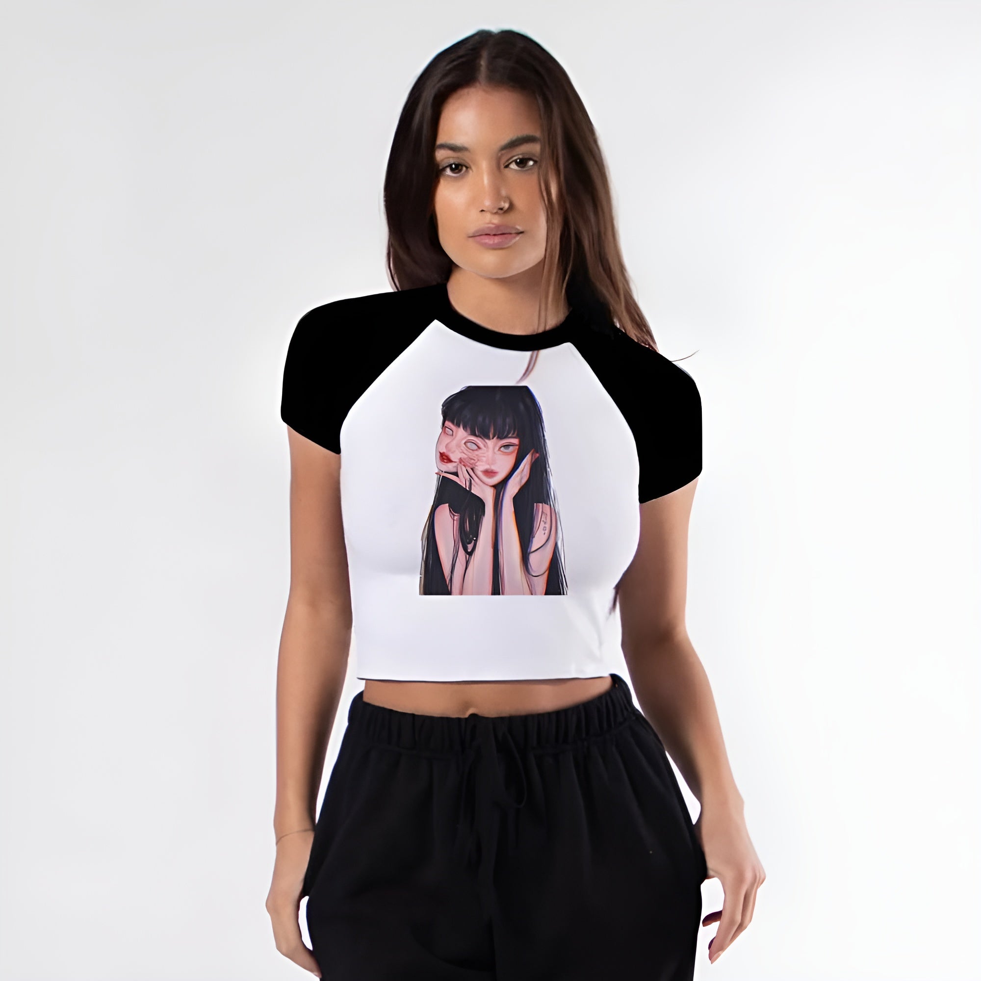 "NO GORE" - Junji Ito Anime Crop Top | 9 Options