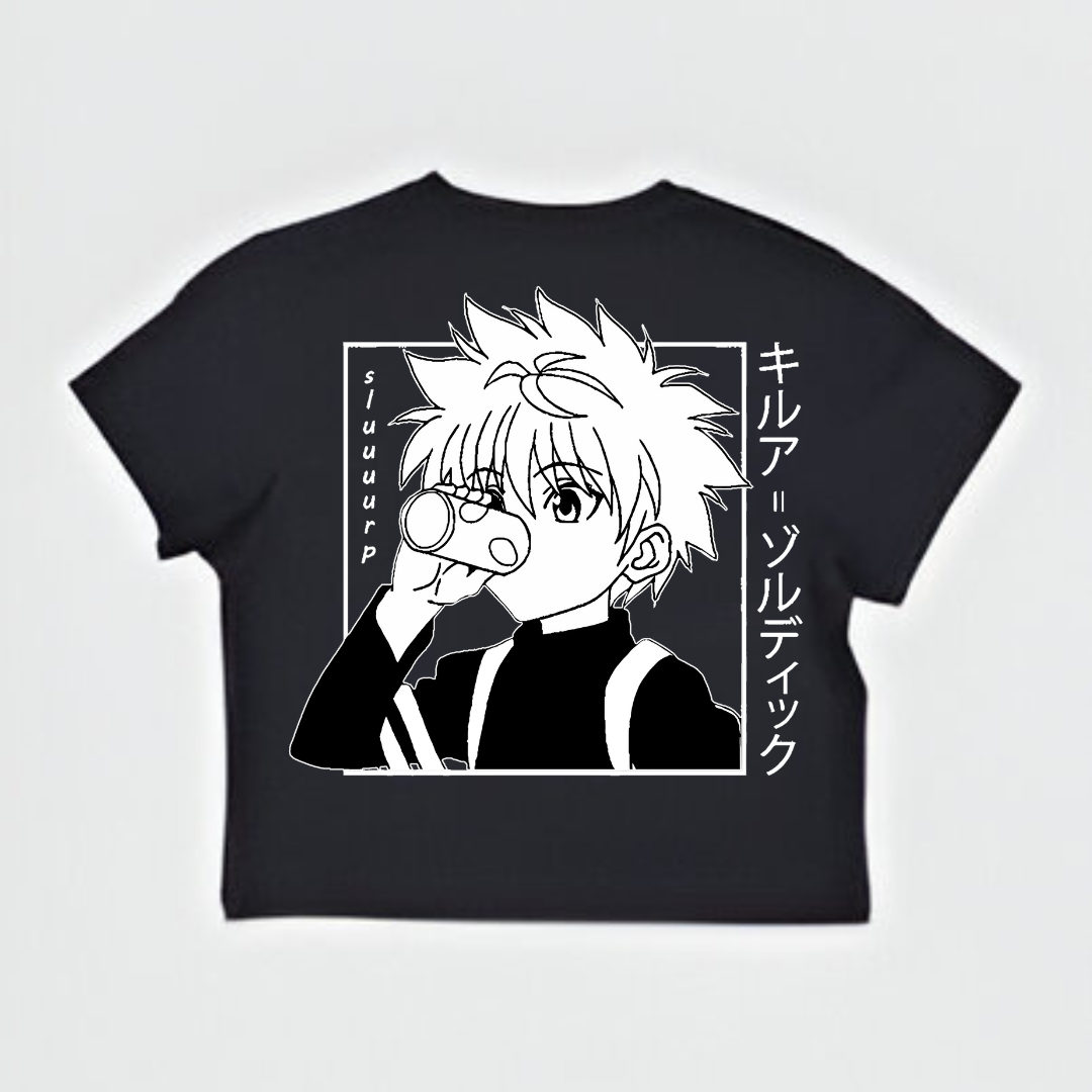 "KILLAR" - Hunter X Hunter Killua Zoldyck Anime Crop Top | 9 Options