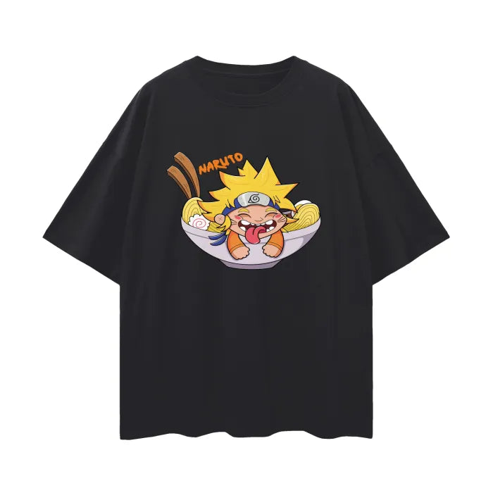 "RAMEN-KAGE" - Uzumaki -  Naruto Anime Oversized T-Shirt | 2 Colors