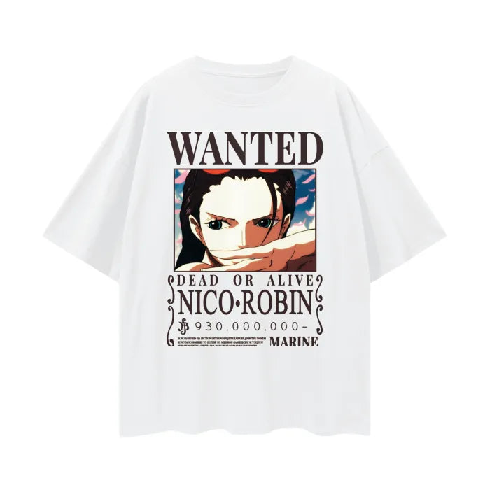 "ARCHAEOLOGIST" - Nico Robin - One Piece Anime Oversized T-Shirts | 2 Colors