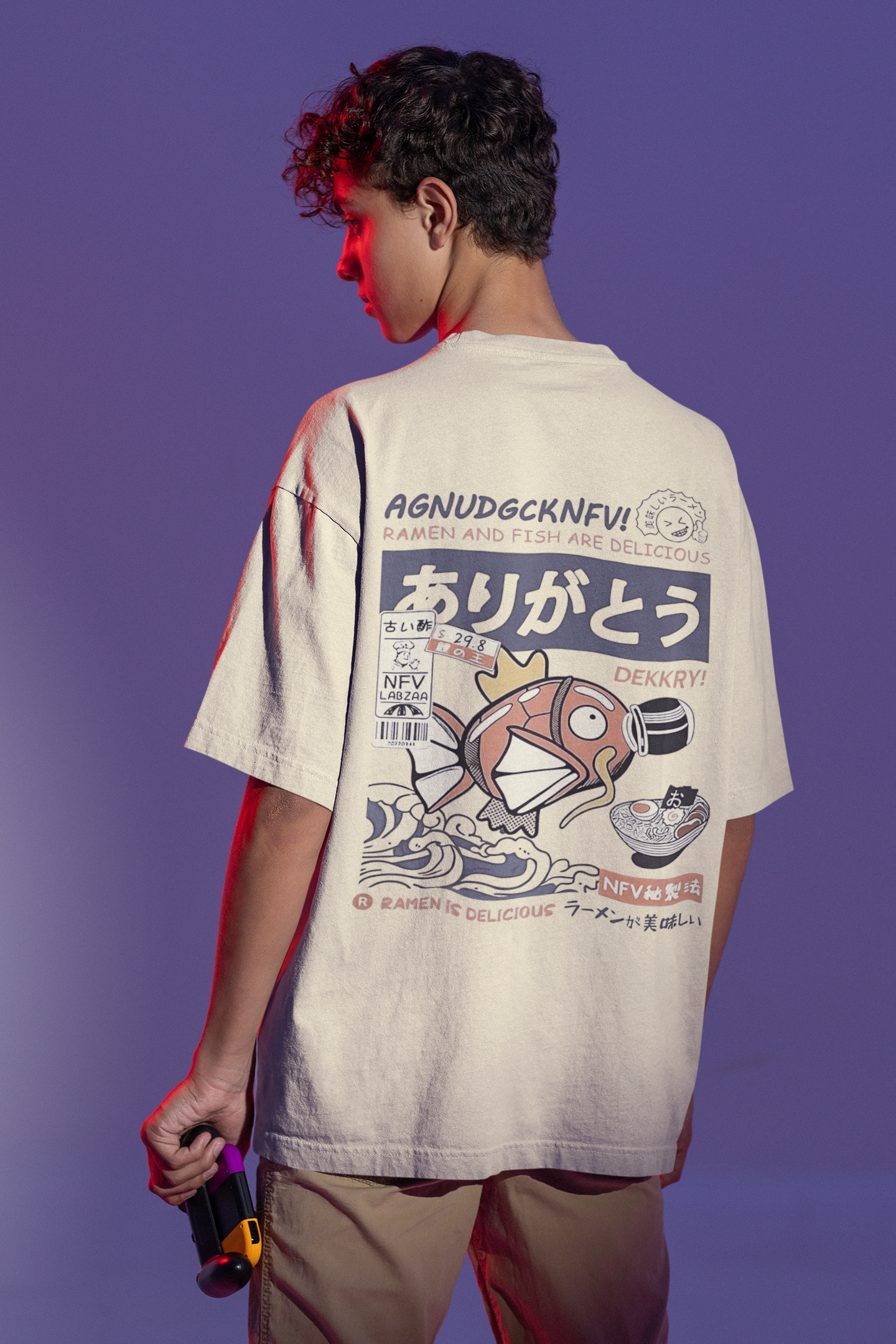 "MAGIKARP" - Pokemon Anime Oversized T-Shirt | 4 Colors