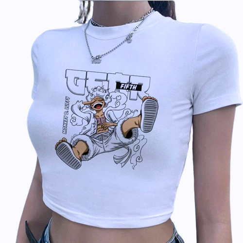 "PIRATE GAME" - One Piece Monkey D Luffy Anime Crop Top | 6 Options