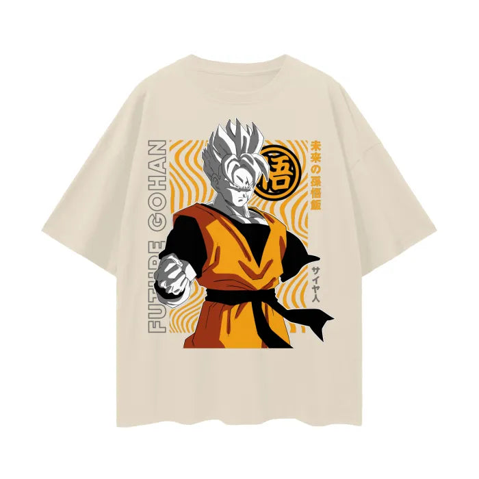 "SAIYAN SAGA" - Gohan - Dragon Ball Anime Oversized T-Shirt | 3 Colors