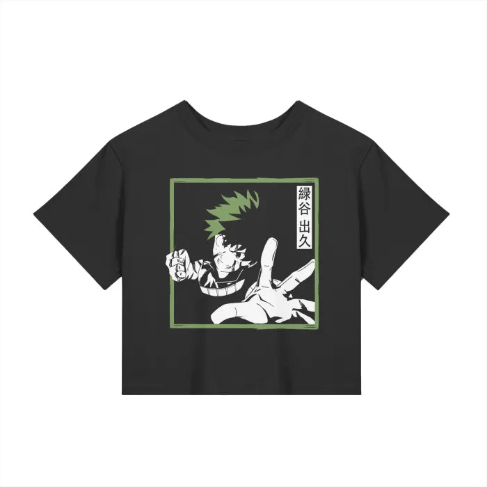 "SYMBOL OF PEACE" - Izuku Midoriya - My Hero Academia Anime Crop Top