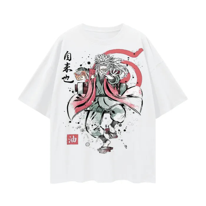 "PERVY SAGE" - Jiraiya -  Naruto Anime Oversized T-Shirt