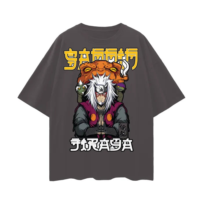 "TOAD CHANTER" - Jiraiya -  Naruto Anime Oversized T-Shirt