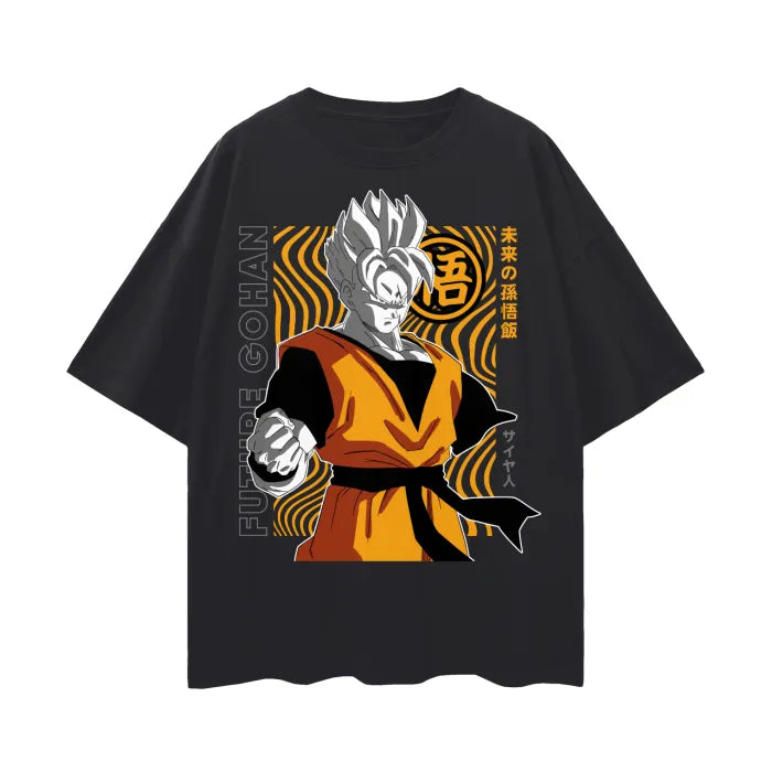 "SAIYAN SAGA" - Gohan - Dragon Ball Anime Oversized T-Shirt | 3 Colors