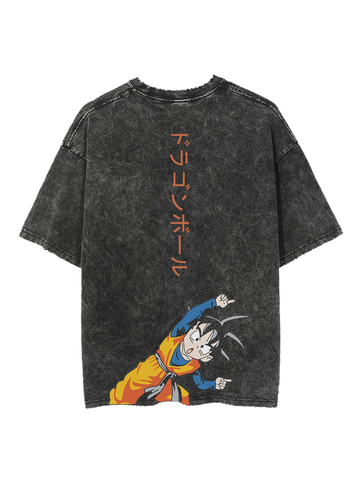 "FUTURE FLASH" - Trunks-Goten -  Dragon Ball Anime Vintage Washed Oversized T-Shirt