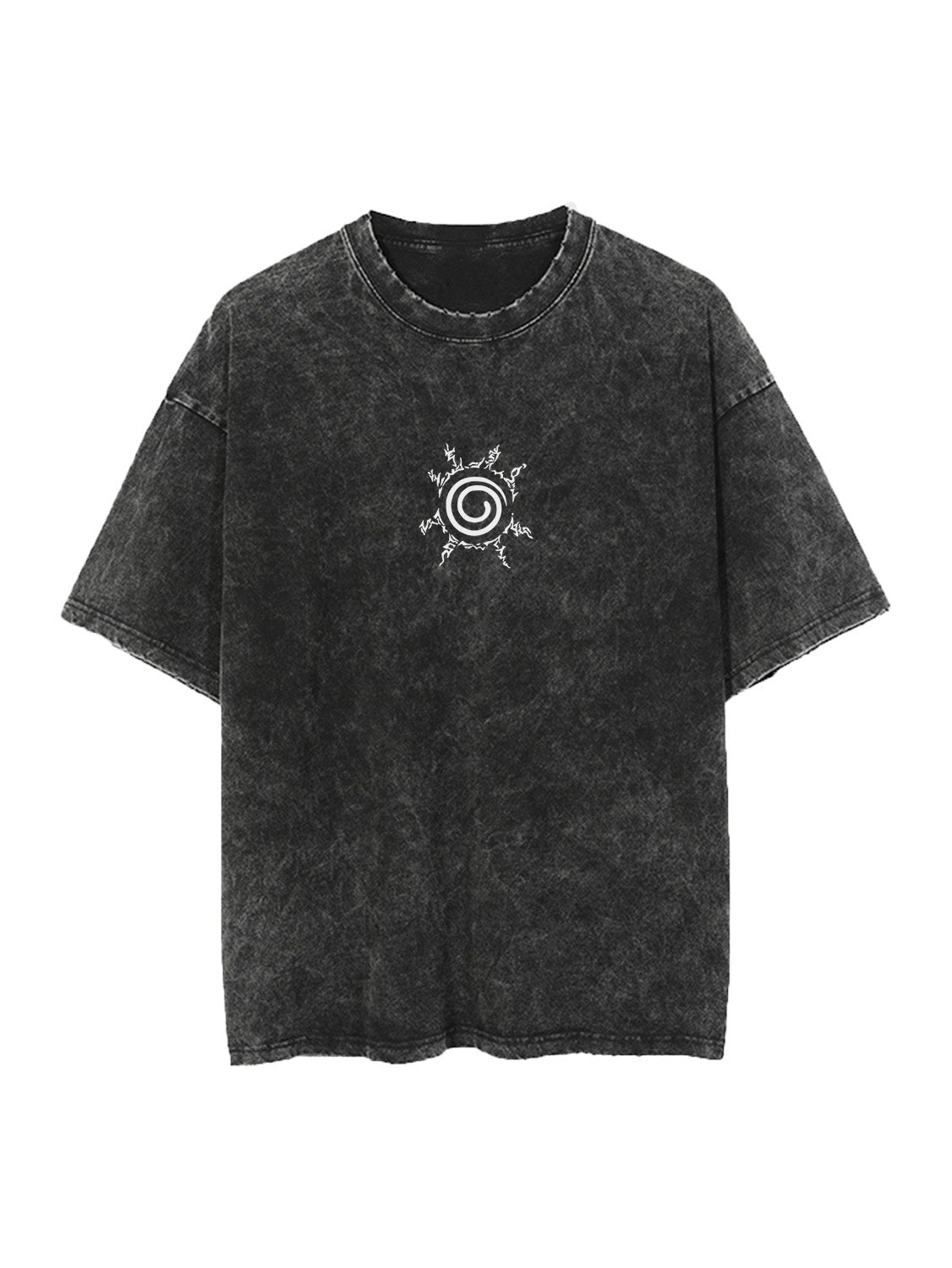 "SOUL TAKER" - Shinigami -  Naruto Anime Vintage Wash Oversized T-Shirt