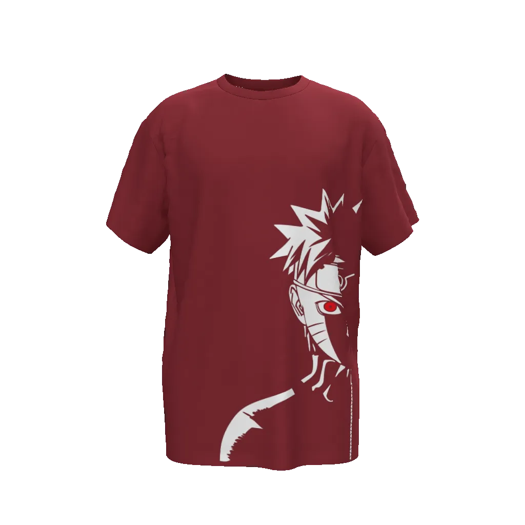 "HOKAGE HOPEFUL" - Uzumaki -  Naruto Anime Oversized T-Shirt | 4 Colors