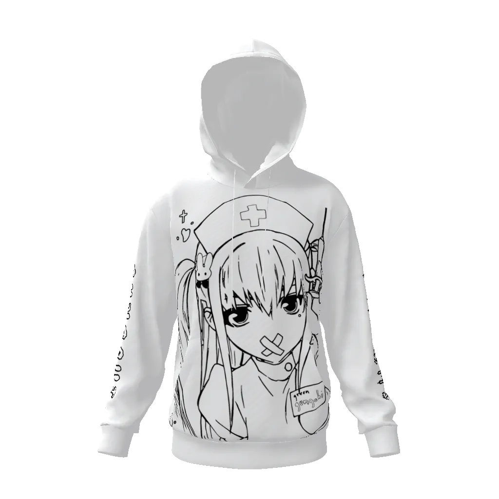 "LOVE BANDAGE" - Bentai Anime Hoodie | 2 Colors