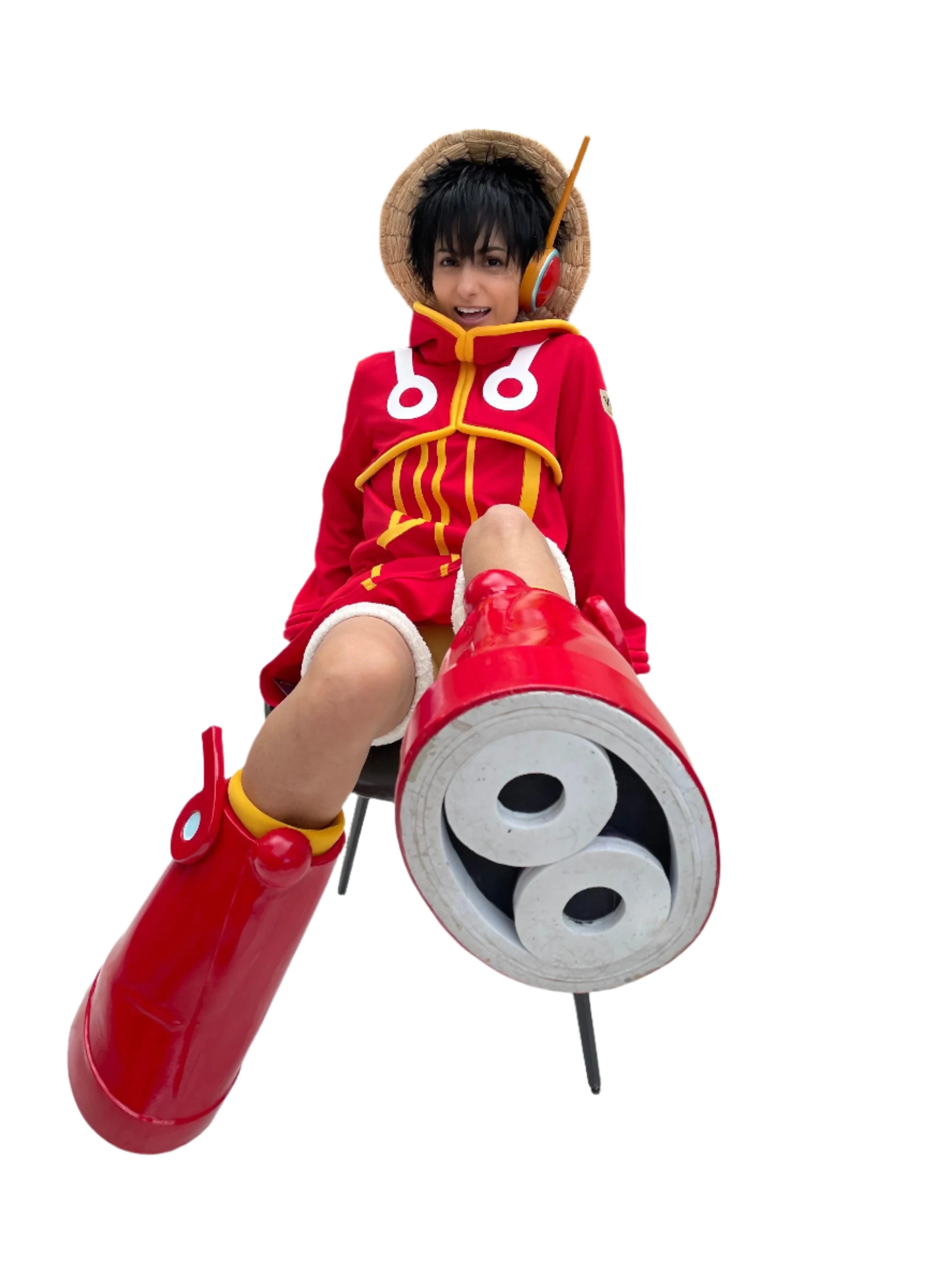 "EGGHEAD RUBBER" - Monkey D Luffy - One Piece Anime Cosplay Coat