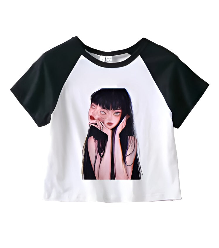 "NO GORE" - Junji Ito Anime Crop Top | 9 Options