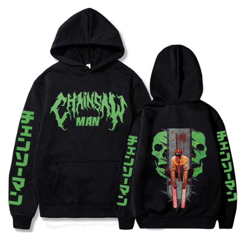 Anime - Streetwear - Chainsaw Man Denji Anime Oversized Hoodies - Alpha Weebs