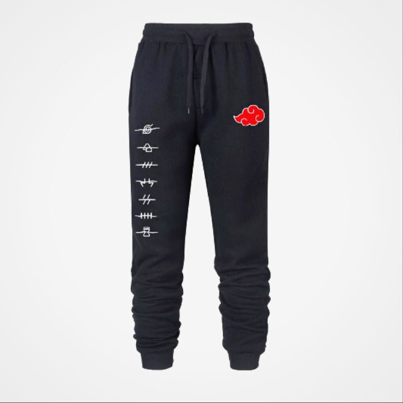 Anime - Streetwear - Akatsuki Club Joggers | 2 colors - Naruto Anime - Alpha Weebs