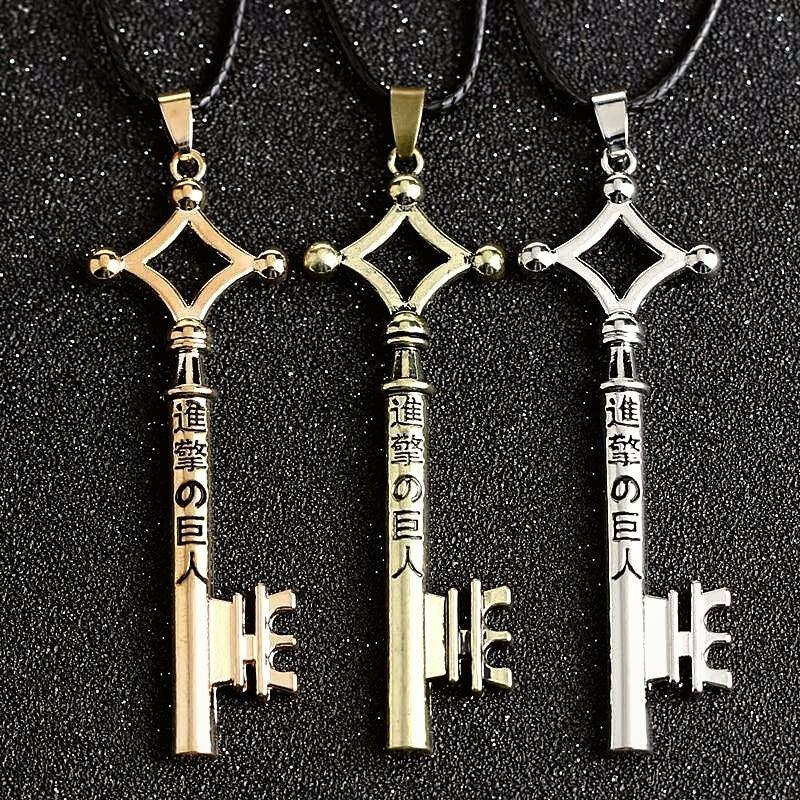 Anime - Streetwear - "KEY TO THE PAST" - Eren Yeager Necklace | 3 options - AOT Anime - Alpha Weebs