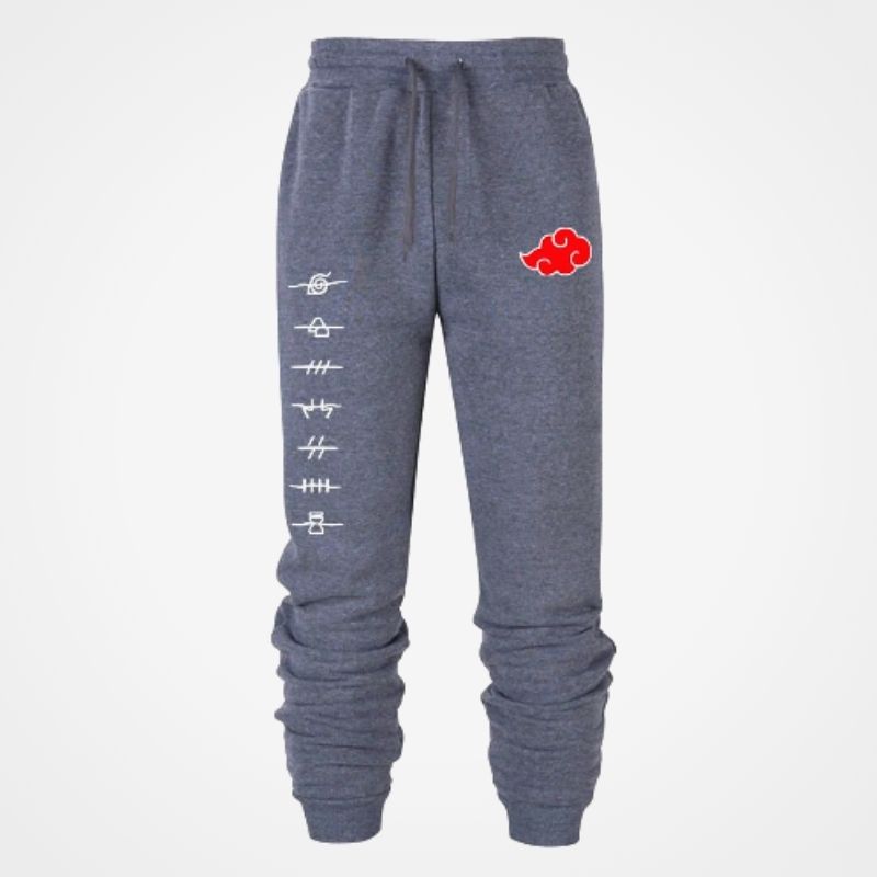 Anime - Streetwear - Akatsuki Club Joggers | 2 colors - Naruto Anime - Alpha Weebs