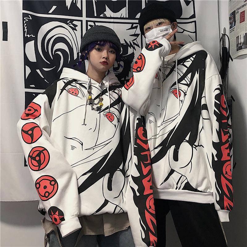 Anime - Streetwear - "MISUNDERSOOD TRAITOR" - Naruto Anime Itachi Oversized Hoodie - Alpha Weebs