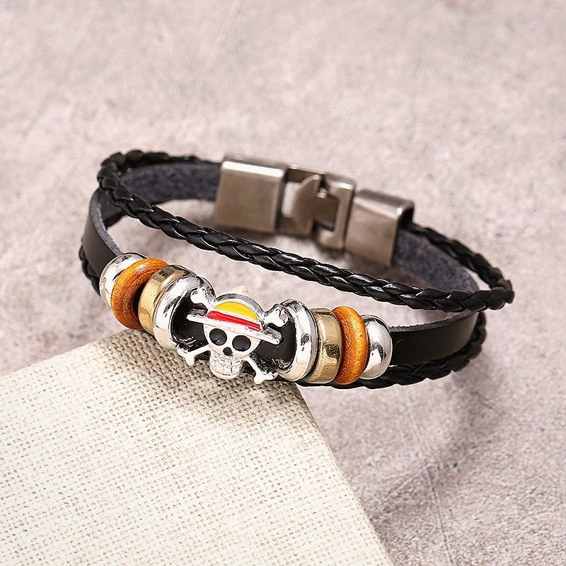 Anime - Streetwear - "MUGIWARA BRACELET" - One Piece Anime - Alpha Weebs