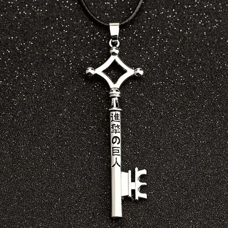 Anime - Streetwear - "KEY TO THE PAST" - Eren Yeager Necklace | 3 options - AOT Anime - Alpha Weebs