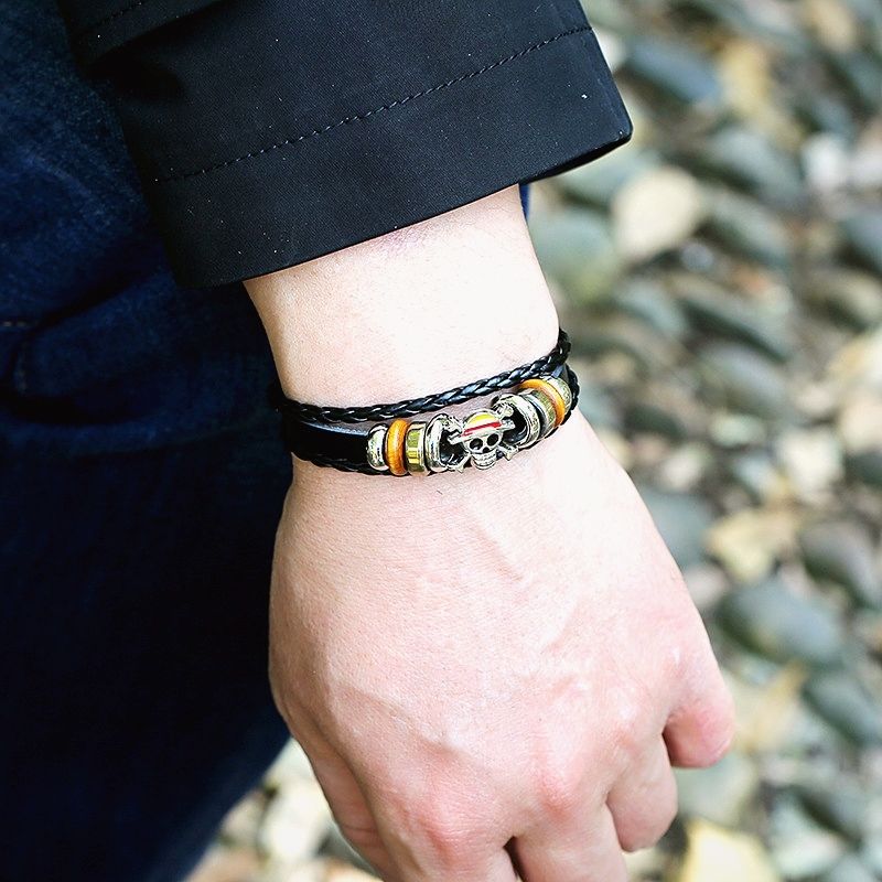 Anime - Streetwear - "MUGIWARA BRACELET" - One Piece Anime - Alpha Weebs