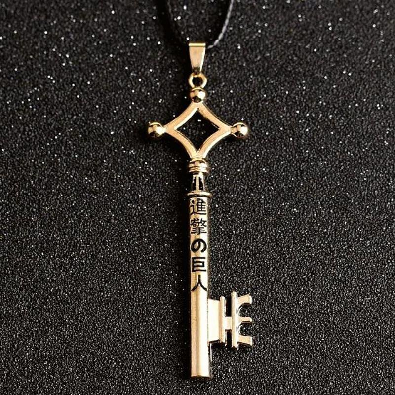 Anime - Streetwear - "KEY TO THE PAST" - Eren Yeager Necklace | 3 options - AOT Anime - Alpha Weebs