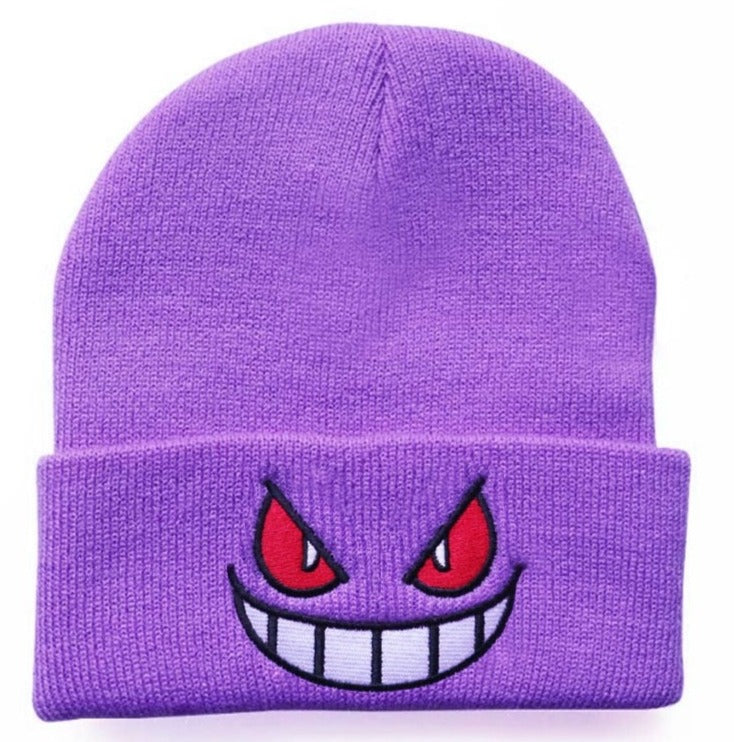 Anime - Streetwear - "Gengar" Pokemon Anime Beanie | 6 Colors - Alpha Weebs