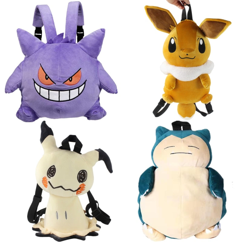 Anime - Streetwear - Pikachu - Gengar Pokemon Anime Backpack - Alpha Weebs