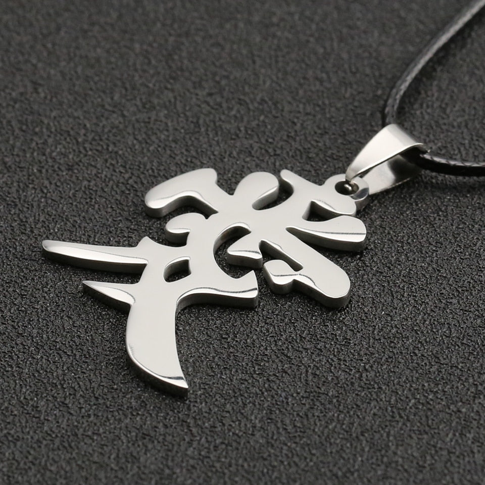 Stainless Steel Pendant Chain Jewelry | Anime Necklace Stainless Steel -  Stainless - Aliexpress