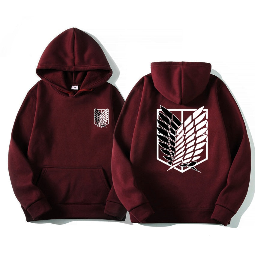 Anime attack discount on titan hoodie