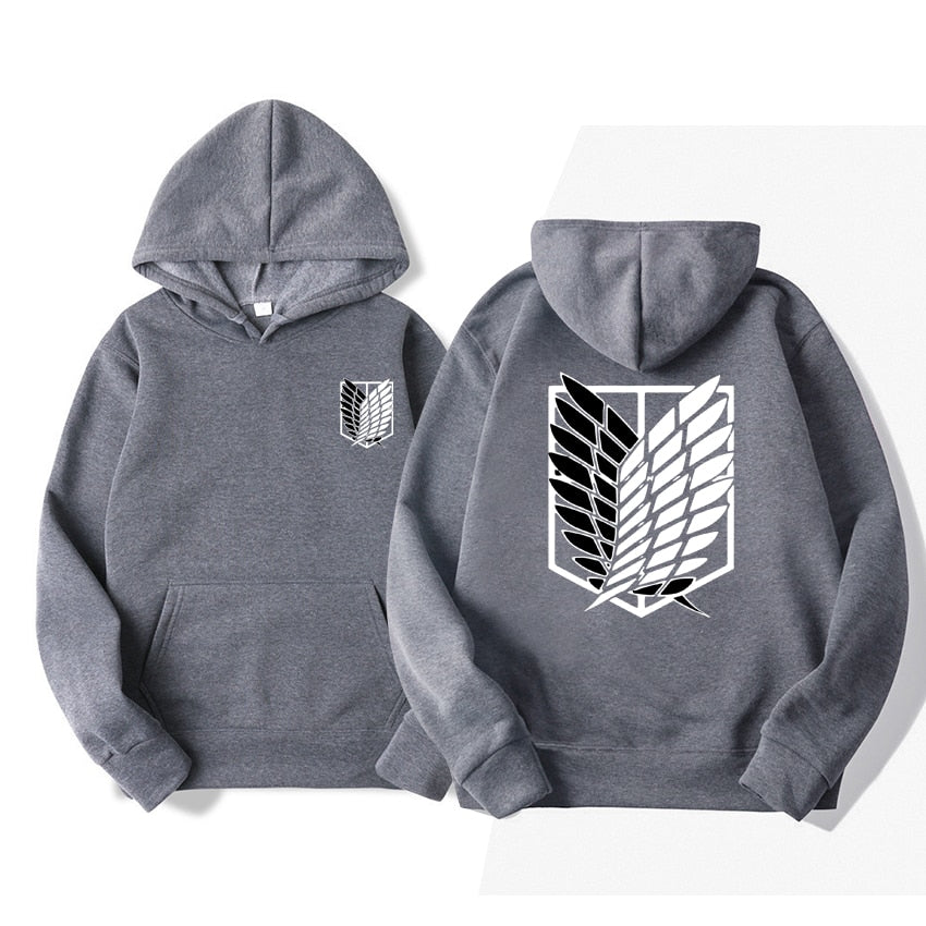 "FLY FREEDOM WINGS" - Attack On Titan Anime Hoodies | 8 Colors