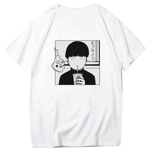 "CLUELESS" - Shigeo Mob Psycho Anime Oversized T-Shirts | 2 Options - Alpha Weebs