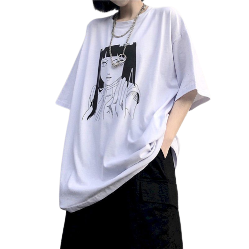 "THE FIGHT FOR LOVE" - Naruto Anime Oversized T-Shirt - Alpha Weebs