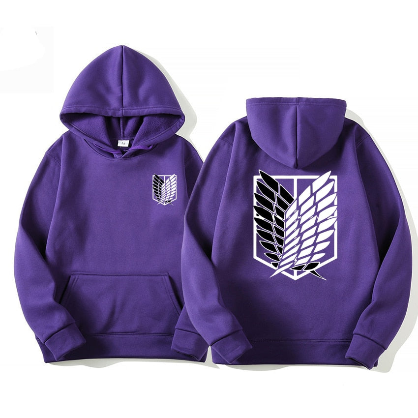 "FLY FREEDOM WINGS" - Attack On Titan Anime Hoodies | 8 Colors