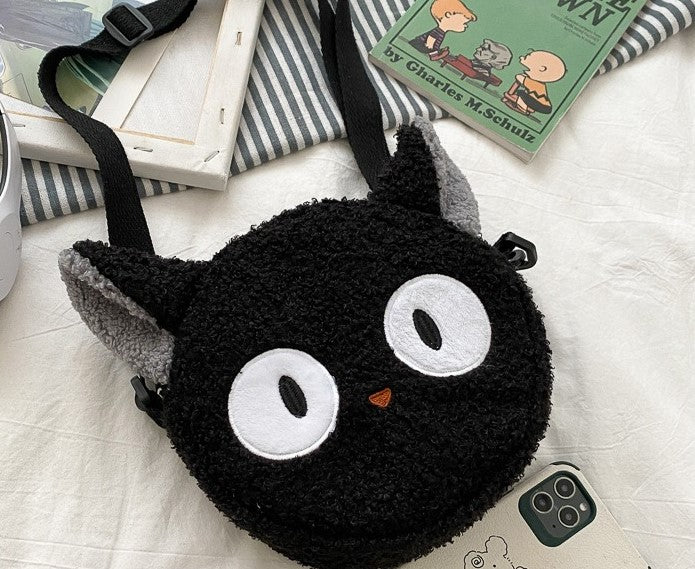 Anime - Streetwear - "JIJI CAT" - Studio Ghibli Anime Crossbody Bag - Alpha Weebs