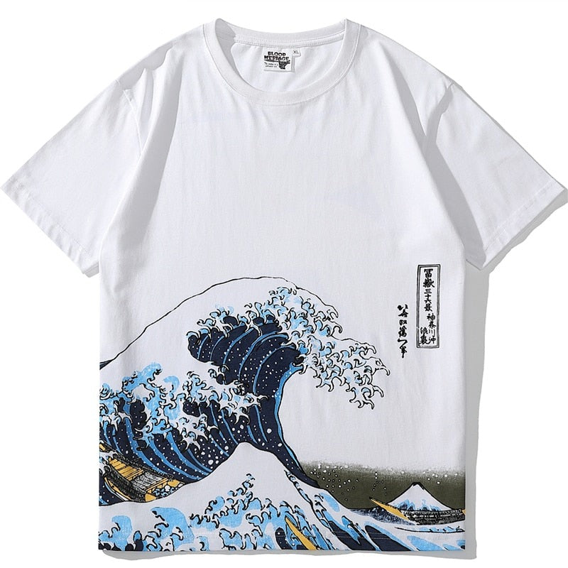 Wave of Kanagawa Anime Oversized T-Shirt | 3 Colors