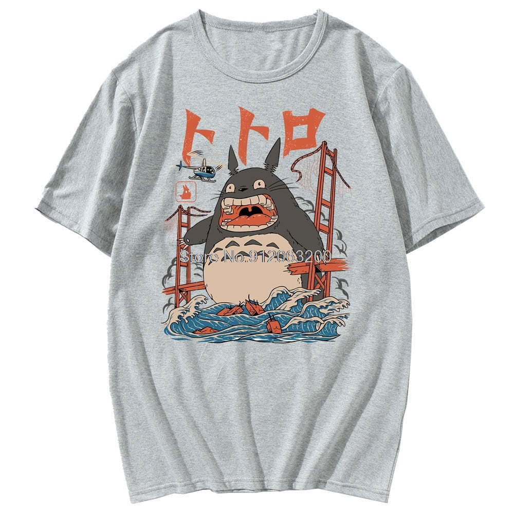 Anime - Streetwear - Totoro - Studio Ghibli Oversized T-shirt | 3 Colors - Alpha Weebs