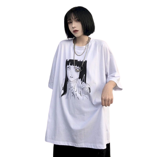 "THE FIGHT FOR LOVE" - Naruto Anime Oversized T-Shirt - Alpha Weebs